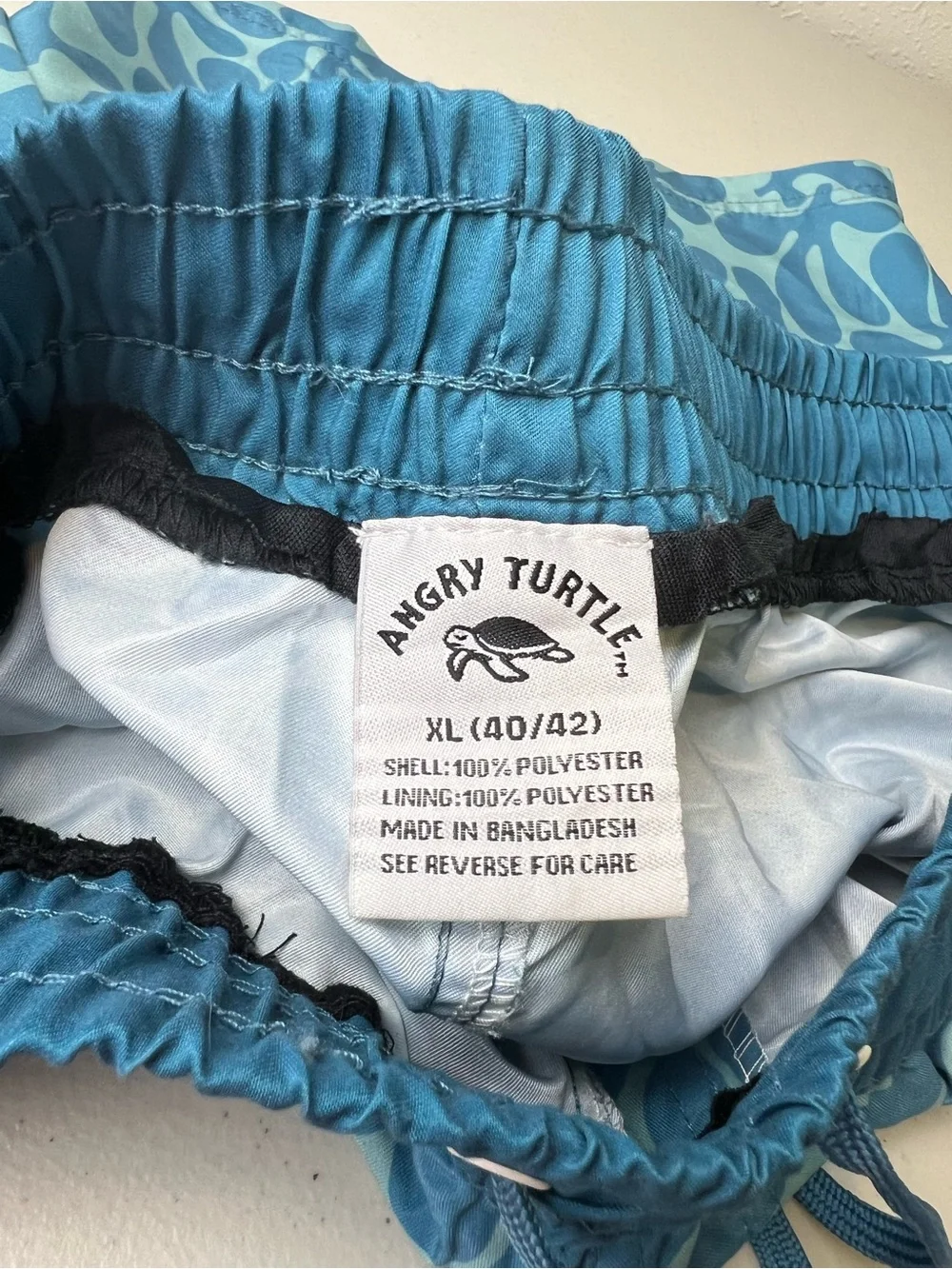 Angry turtle elastic drying